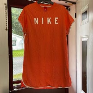Nike Orange Jersey Dress